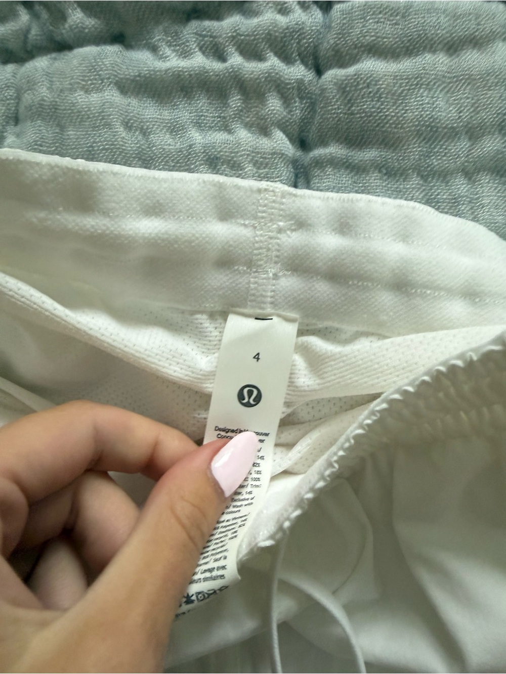 Lululemon Court Rival High-Rise Shorts 3” White Size 4 - Picture 2 of 4